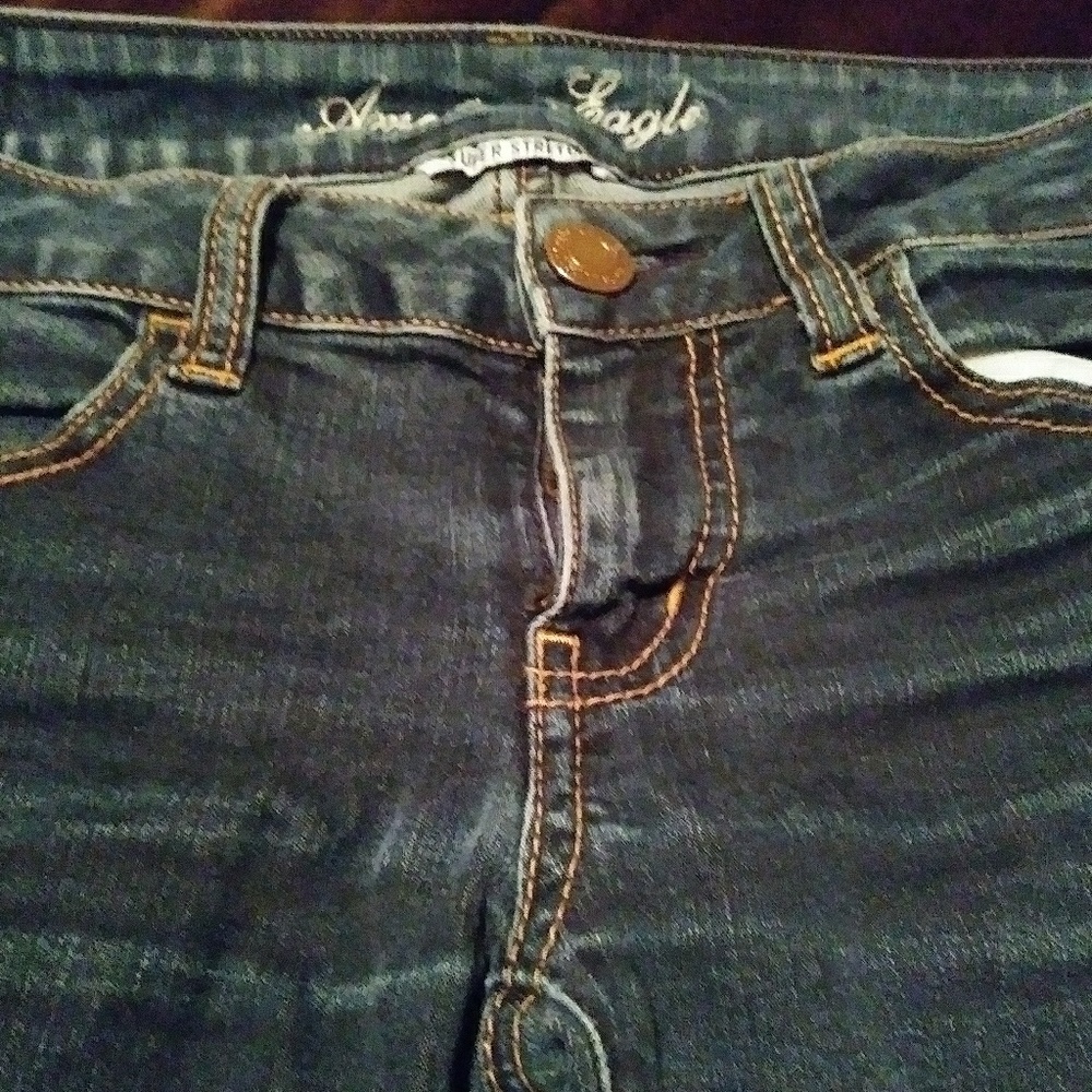 Stretch Blue Jeans
